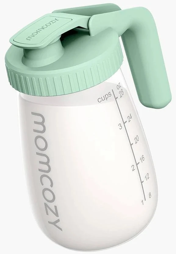 MOMCOZY PIENO SAUGOJIMO TALPA, 950 ML, ŽALIA