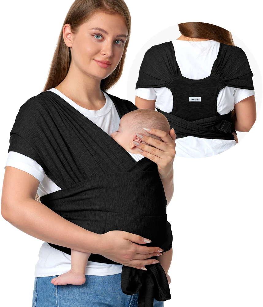Momcozy Kūdikių nešioklė, juoda