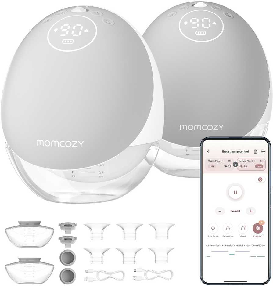 MOMCOZY DVIGUBAS NEŠIOJAMAS BELAIDIS PIENTRAUKIS M9, PILKAS