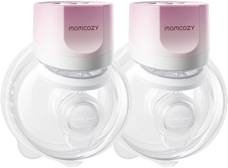 Momcozy Momcozy S12 Pro Quick Rožinė Double Pack | Pientraukis muszlowy | Bevielis, dvivietis, spalva rožinė