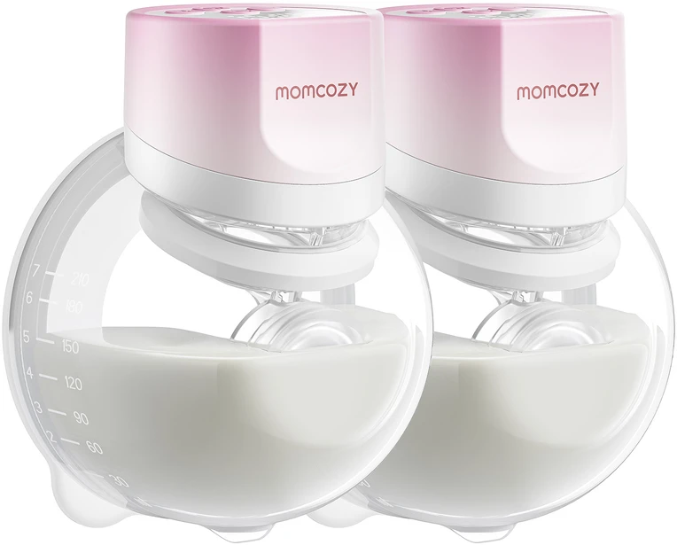 Momcozy Momcozy S12 Pro Quick Rožinė Double Pack | Pientraukis muszlowy | Bevielis, dvivietis, spalva rožinė