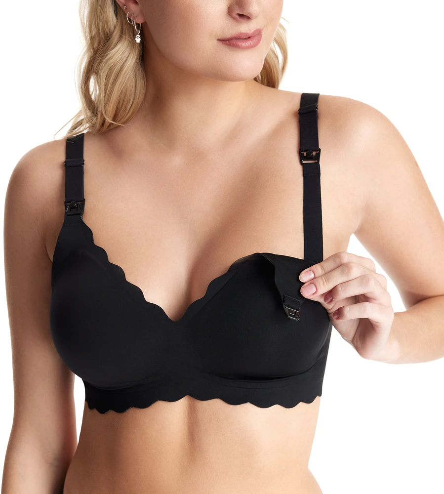 Momcozy YN46 Nursing bra, dydis S Juodas