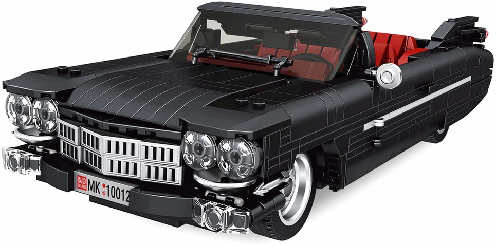 Mould King Statybiniai blokeliai Cadillac Retro car Cabrio 1245 vnt. Pelėsių karalius 10012