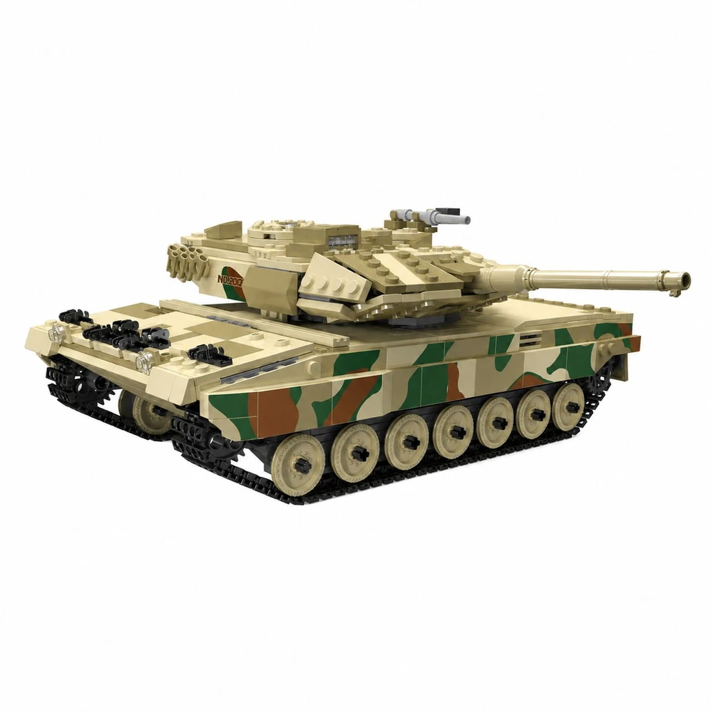 Mould King 20020s Leopard 2 Tank - 1100 det., valdomas pulteliu