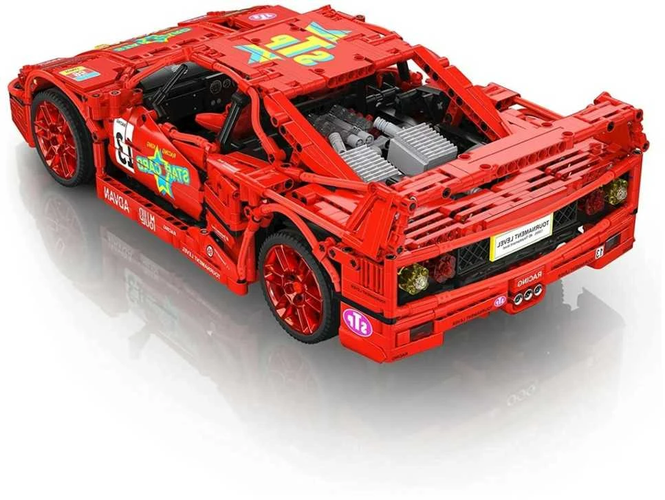 Mould King F40 Race Car Rinkinys klocków 2688 dalys