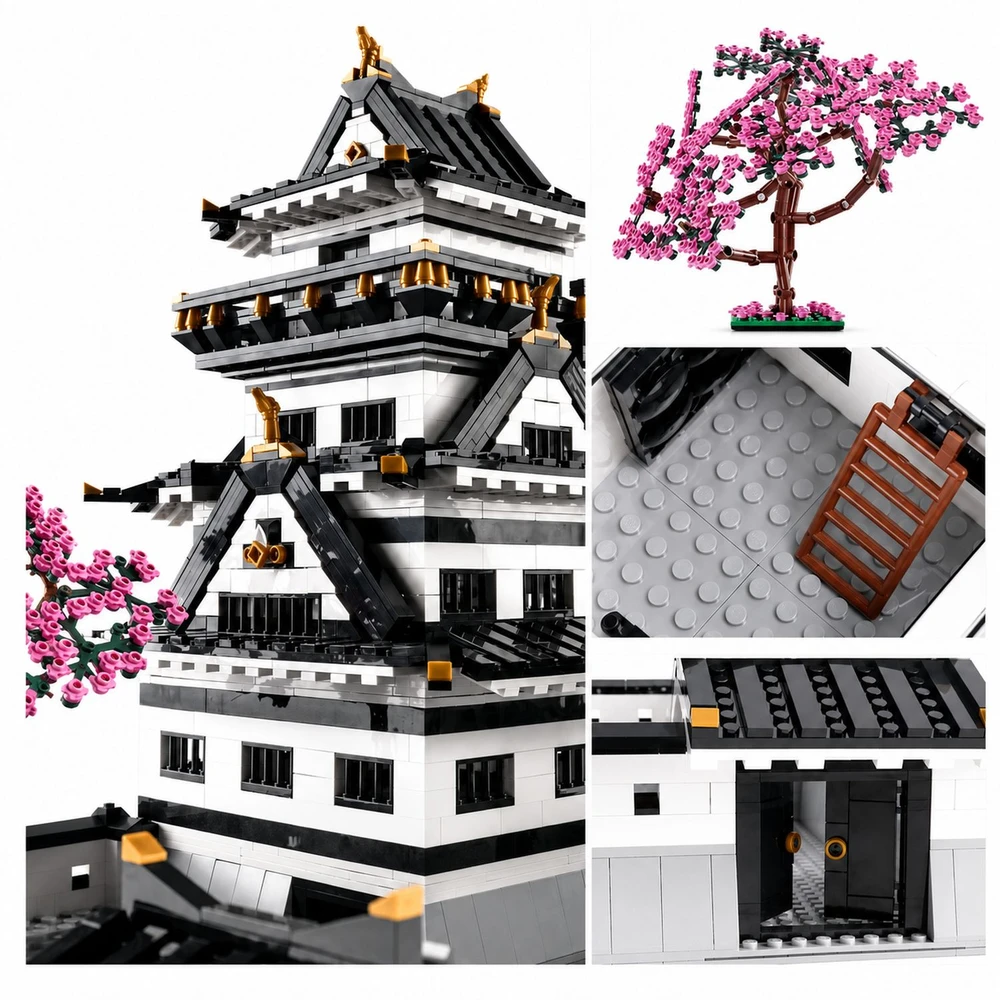 Alcasa Mould King Himeji-Jo pilis, karalius, 22006 | Konstrukcijos rinkinys | 3086 elementai