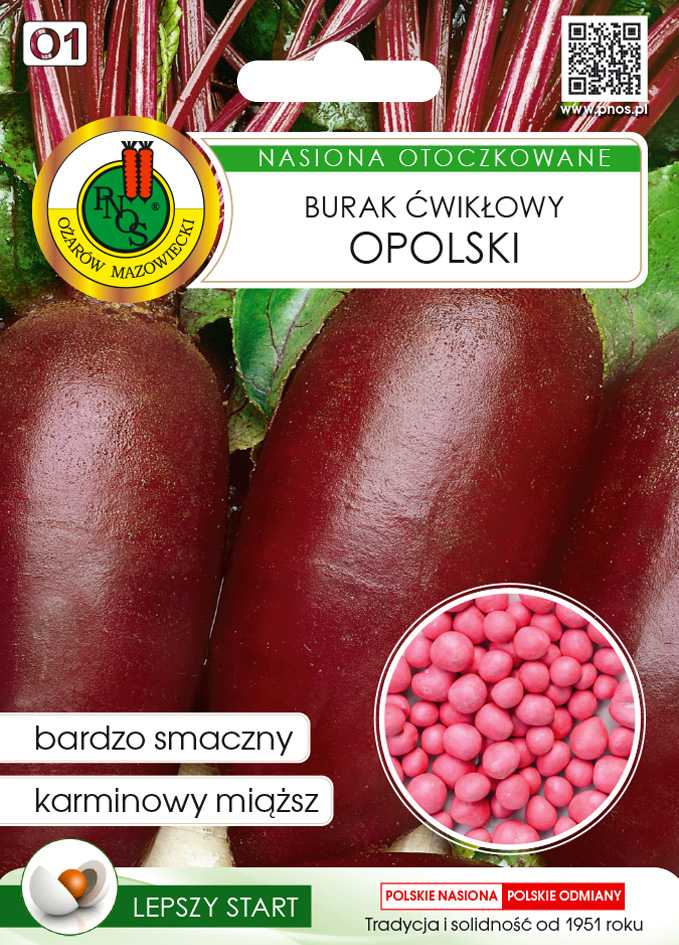 Opole Beetroot PNOS sėklos dengtos, pakuotė po 100