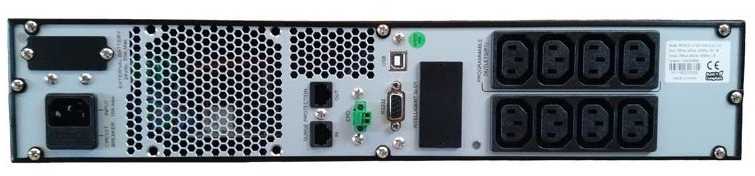 ORVALDI V1100+ sinusinis 2U LCD šikšnosparnis 5min 1100VA/990W