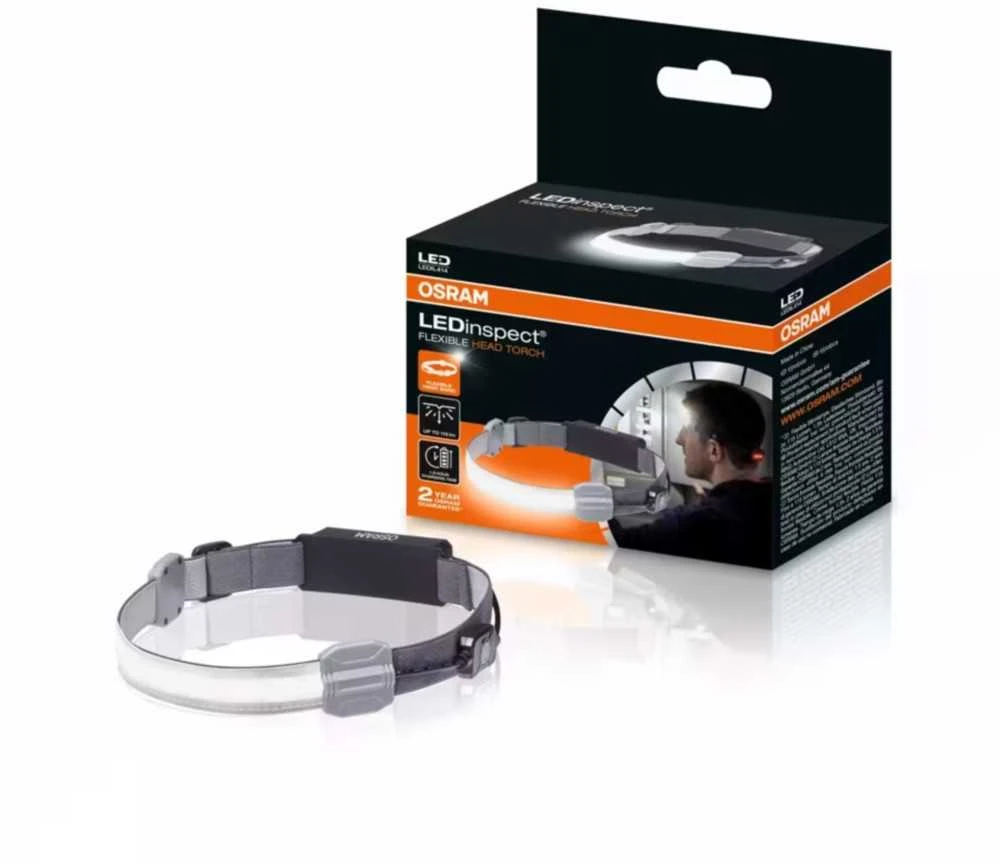 OSRAM ACE Flexible Head Torch, apžiūros lempa ant galvos