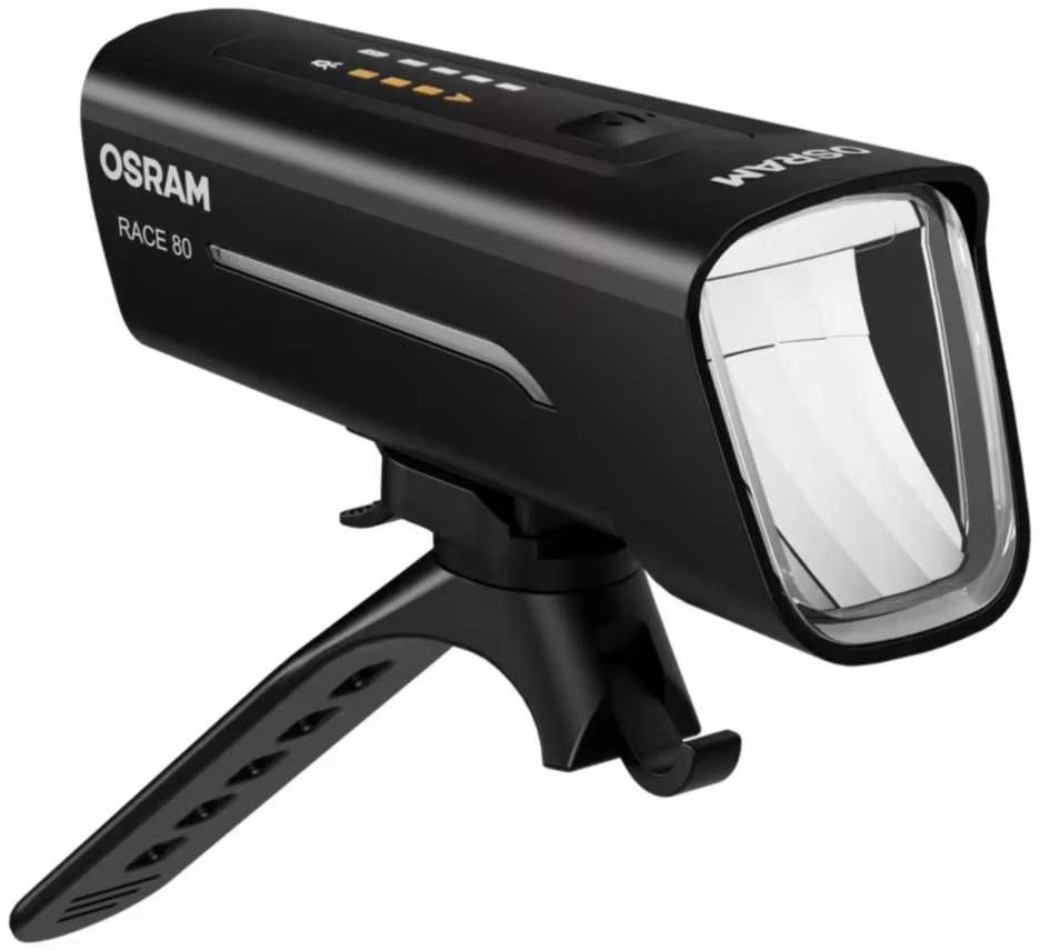 Dviračių žibintų rinkinys Osram LED, plastikas, juoda