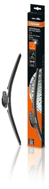 Osram Wiperblades Better Sight OBSB350, car windscreen wipers, 14" / 350 mm
