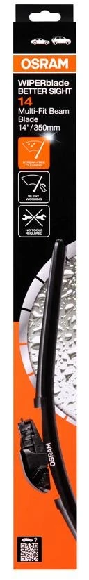 Osram Wiperblades Better Sight OBSB350, car windscreen wipers, 14" / 350 mm