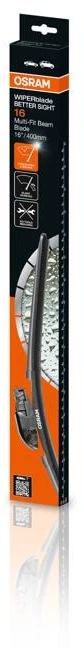 Osram Wiperblades Better Sight OBSB400, Car windscreen wipers, 16" / 400 mm