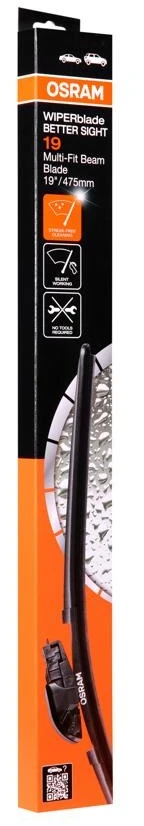 Osram Wiperblades Better Sight OBSB475, Car windscreen wipers, 19" / 475 mm