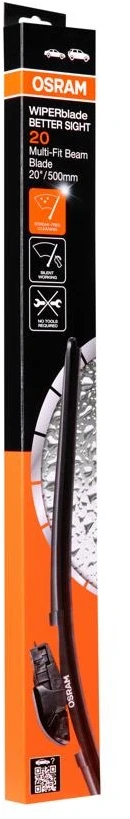 Osram Wiperblades Better Sight OBSB500, car windscreen wipers, 20" / 500 mm