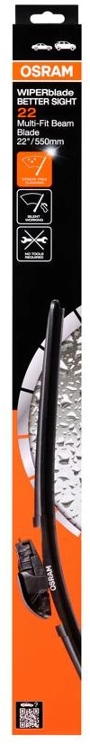 Osram Wiperblades Better Sight OBSB530, car windscreen wipers, 21" / 530 mm