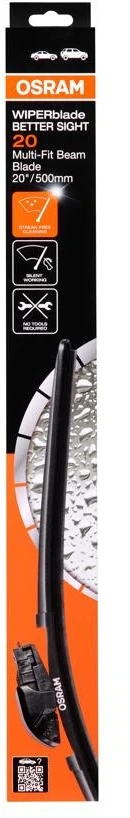 Osram Wiperblades Better Sight OBSB650, car windscreen wipers, 26" / 650 mm