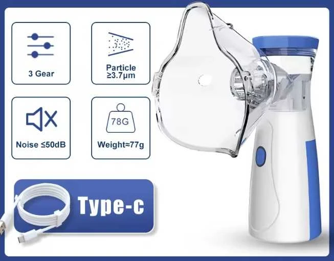 EXTRALINK SMART LIFE INHALATOR NEŠIOJAMASIS NEBULIZATORIUS N1