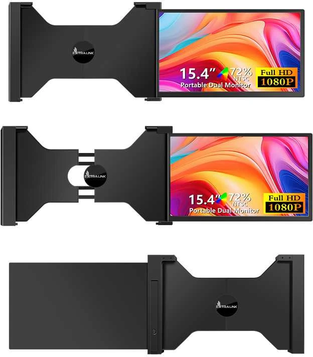 Extralink Smart Life S3 15.4" | Przenośny monitorius do laptopa | 1 monitorius, IPS, 1920x1080