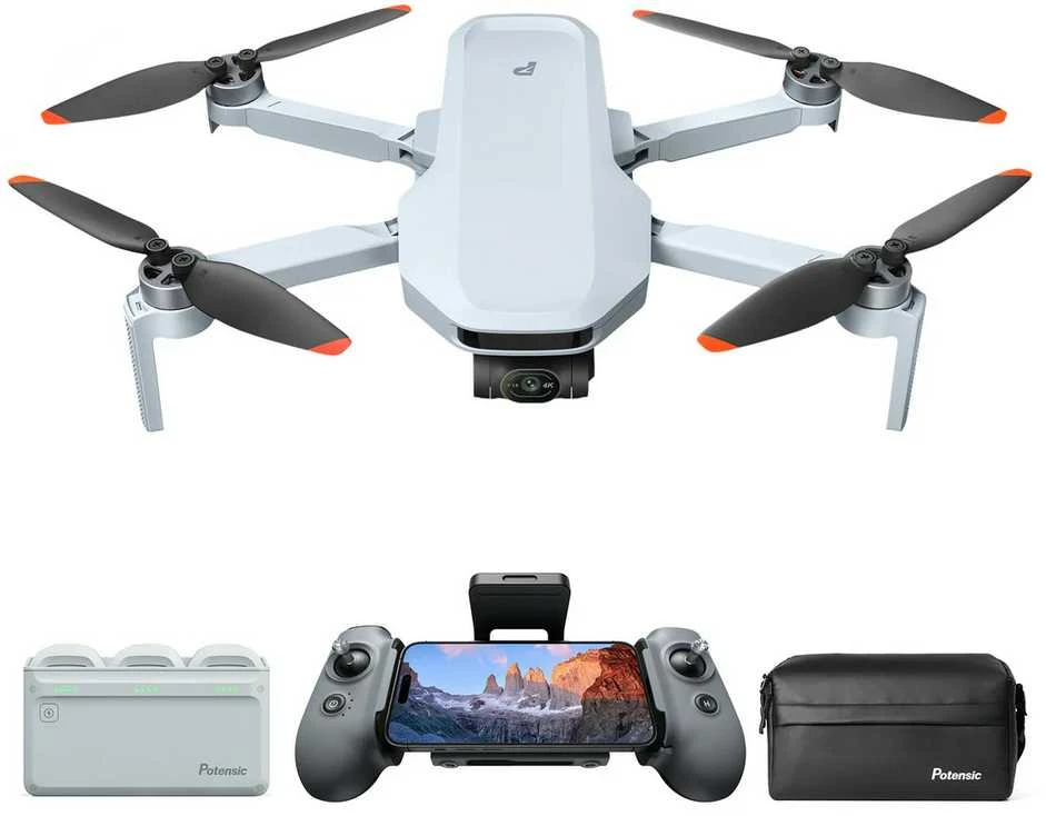 Dronas POTENSIC Atom 2 Fly More Combo