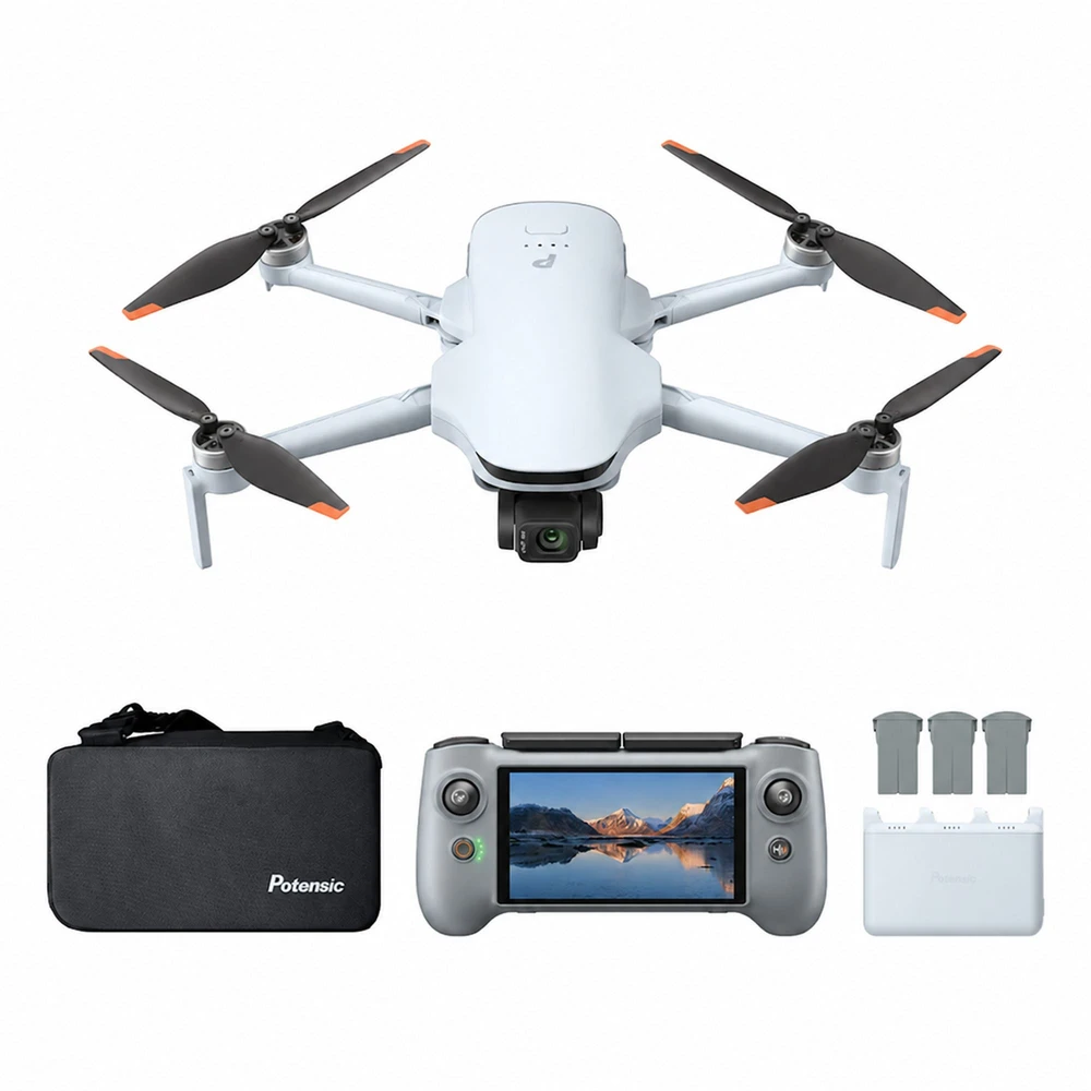 Dronas POTENSIC Atom 3 Fly More Combo (RC PTD 2)