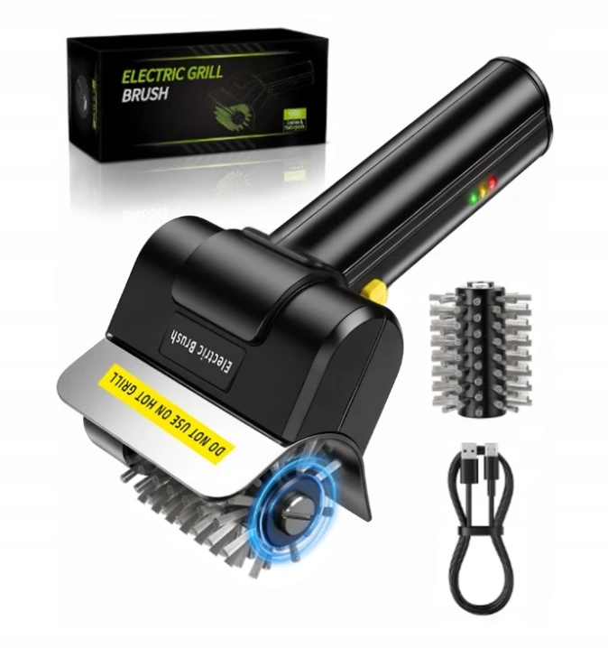 Powerlink by Extralink CleanGrill 360 | Elektrinis grilio valymo šepetys | USB-C