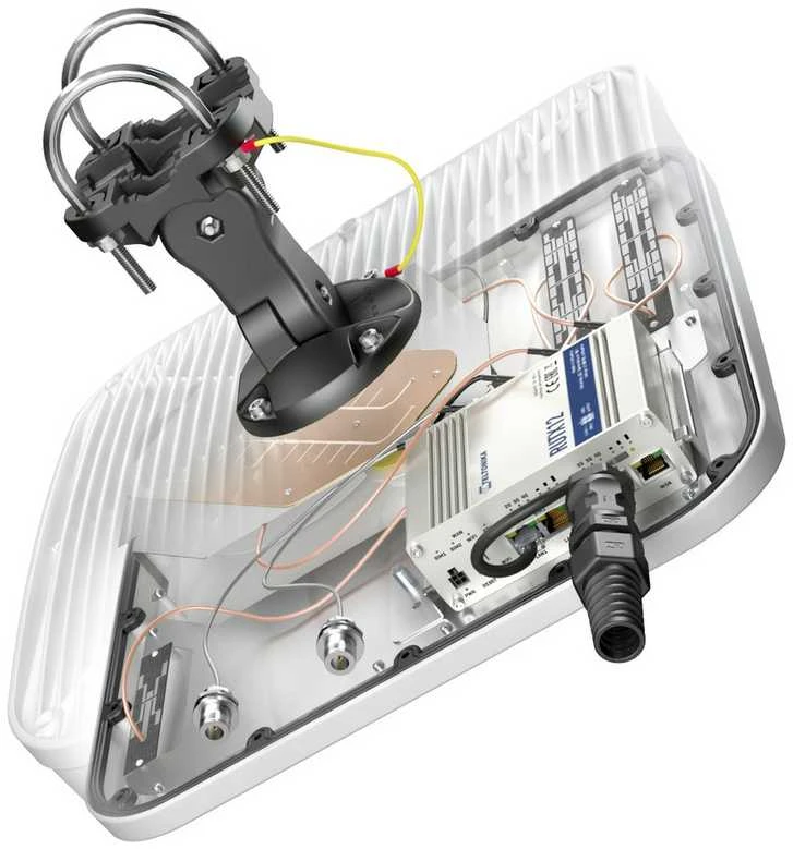 2x LTE + Wi-Fi + GPS + Bluetooth antena QuWireless QuMax XR2 AXR12, skirta Teltonika RUTX12