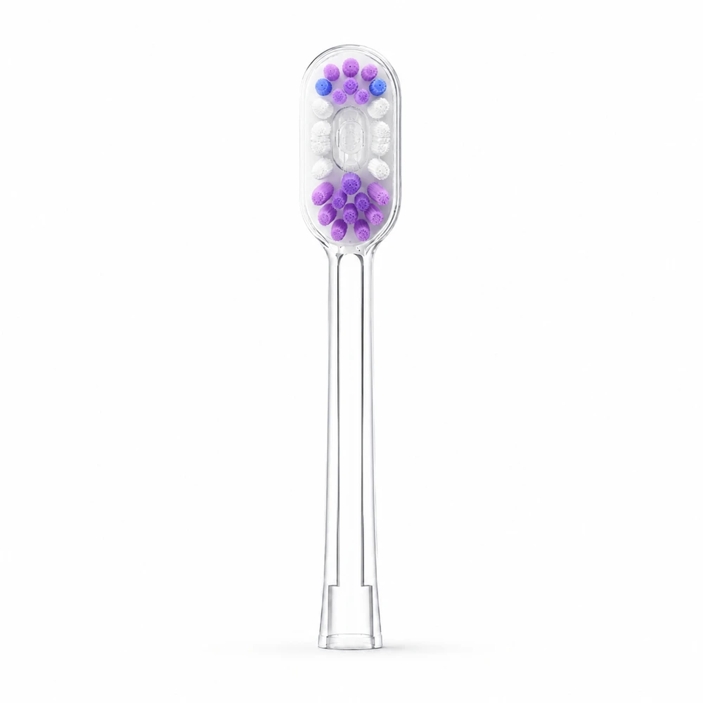 RANVOO PQ5 toothbrush head - violetinė