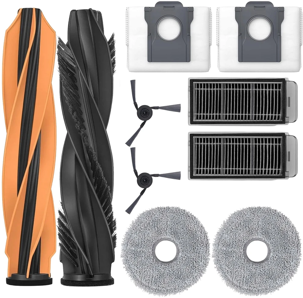 Brushes, rollers, filters, mops, vacuum bags for Dreame, Parts set, X50 Ultra Complete, L50 Pro Ultra, Mova V50 Ultra, X50 Master, X50s Pro Master, Matrix 10 Ultra