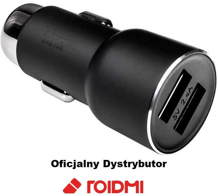 Xiaomi Roidmi 3S USB 2.4A FM moduliatorius - automobilinis įkroviklis, Juodas