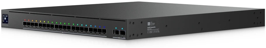 Šakotuvas Ubiquiti UniFi EAV-Fiber komutatorius, 22 prievadai, 20x SFP, 2x QSFP28, 3 sluoksnis