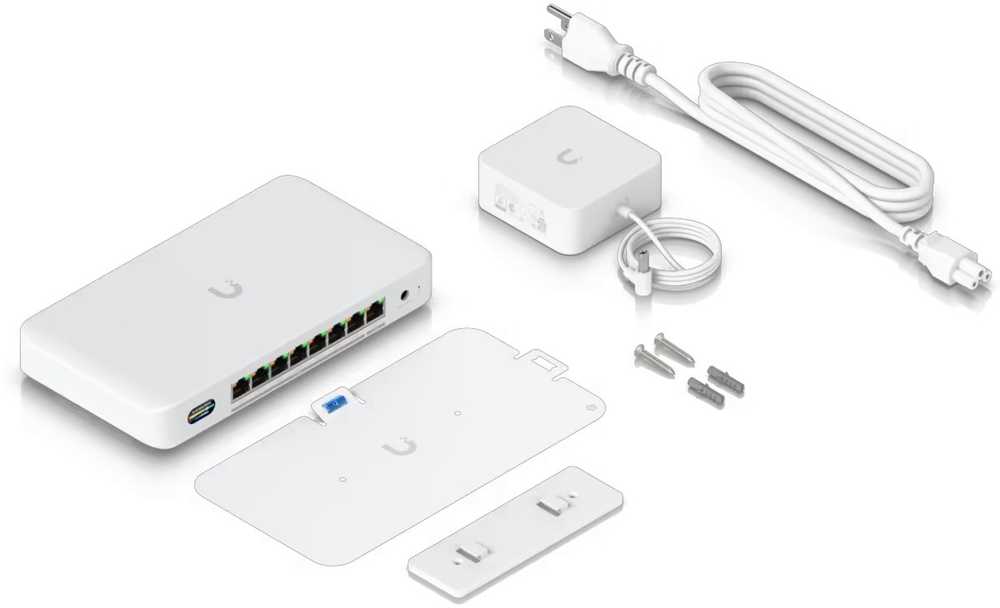 Šakotuvas Ubiquiti UDB-Switch 2.5G Ethernet (100/1000/2500) Maitinimas per Eternetą (PoE) Balta