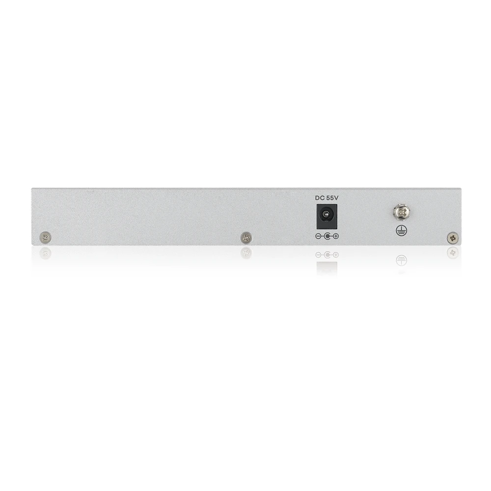 Šakotuvas ZYXEL GS1200-5HP, 5 PORT GIGABIT POE+ WEBMANAGED DESKTOP SWITCH, 4X POE, 60 WATT (5Y WARRANTY)