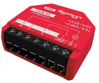 Shelly 1PM Gen3 1 kanalo relė 16A (Wifi, Bluetooth)