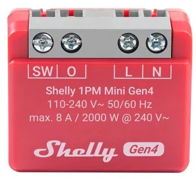 Shelly 1PM Mini Gen4 (2 vnt.)