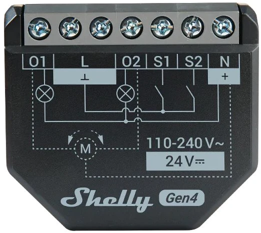Shelly 2PM Gen4 (4 vnt.)