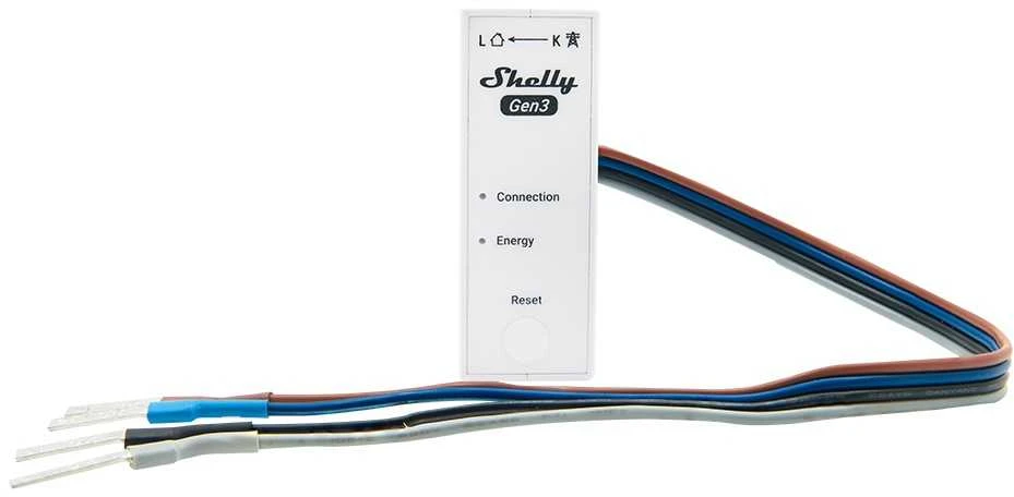 Shelly 3EM-63W Gen3 elektros sąnaudų skaitiklis
