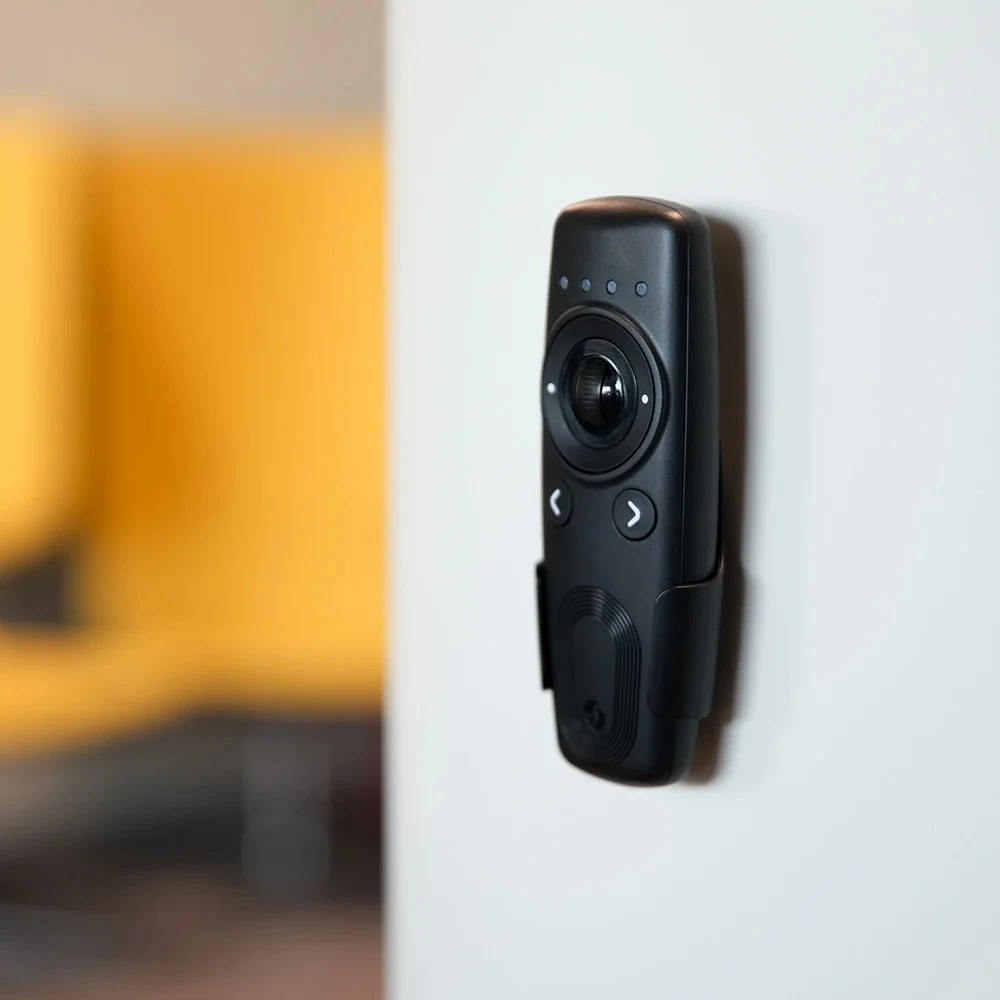 Shelly BLU Remote Control ZB, Bluetooth + Zigbee nuotolinio valdymo pultas, juodas