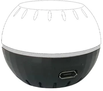 USB maitinimo šaltinis, skirtas Shelly H&amp;T - juodas