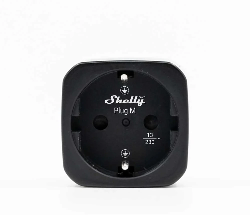 SHELLY PLUG M GEN3 Juodas X2