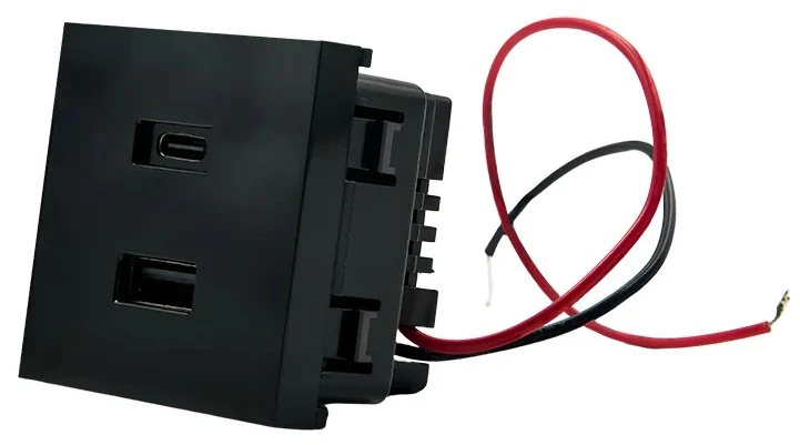 Shelly Wall Ekranas stand priedas USB, juodas
