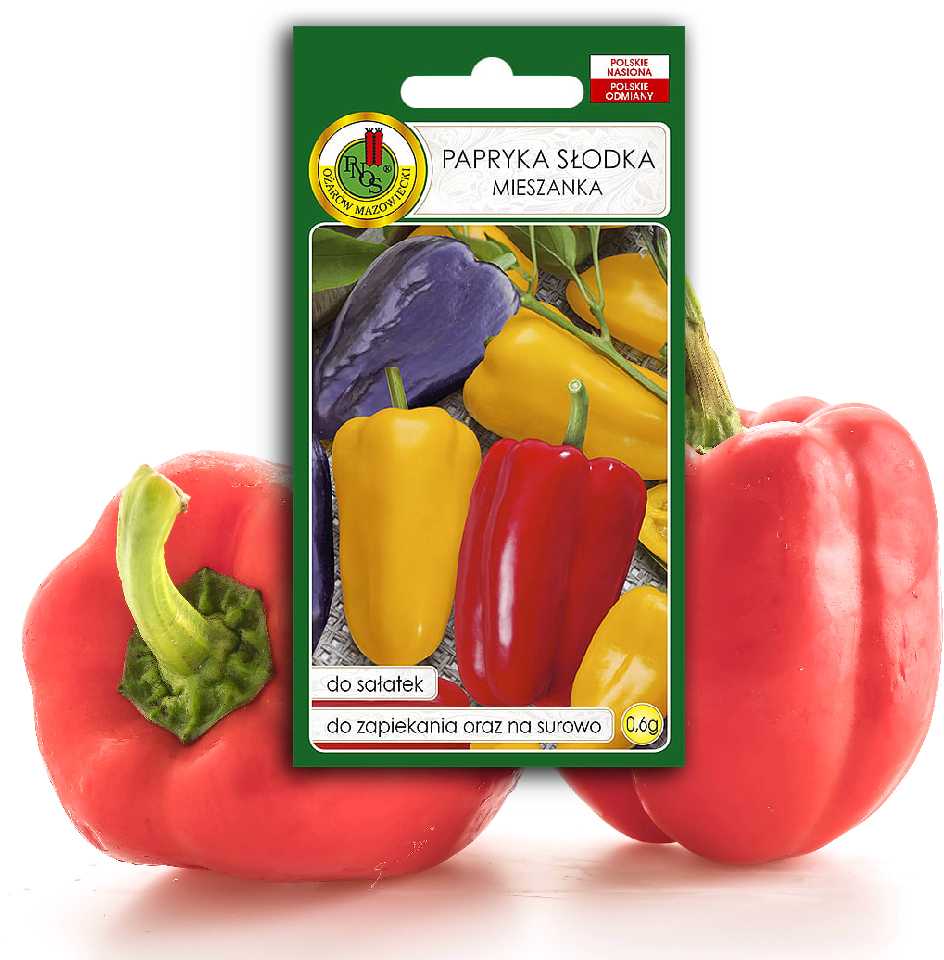 Sweet Pepper PNOS Seeds Mix, 0.6g Package
