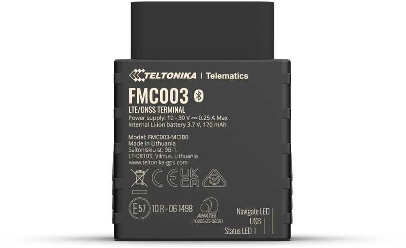 TELTONIKA TELEMATICS FMC003 4G LTE CAT 1 SEKIMO ĮRENGINYS SU OBD OEM DUOMENŲ SKAITYMU