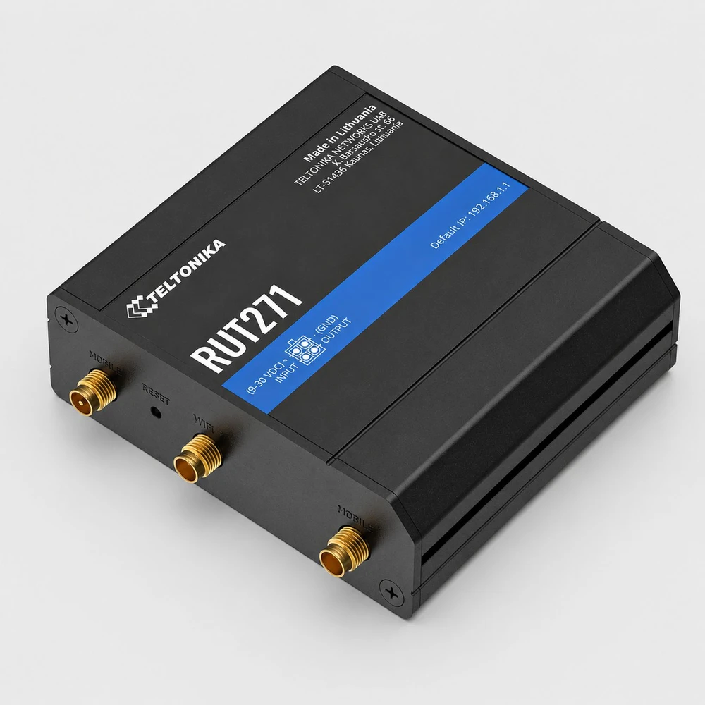Maršrutizatorius TELTONIKA IoT ROUTER RUT271 5G REDCAP
