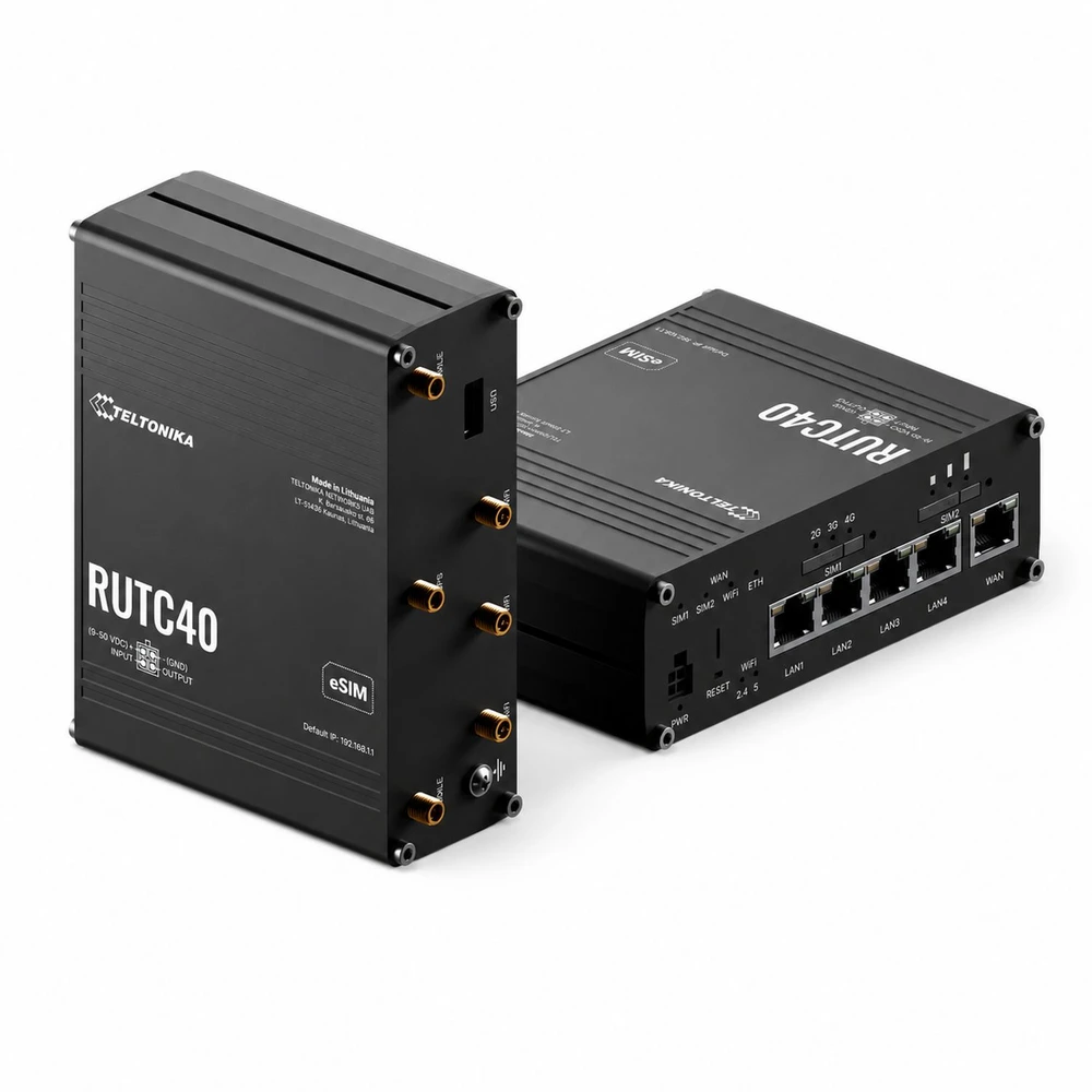 Maršrutizatorius Teltonika RUTC40 4G/LTE WiFi 6 GLOBAL EU (RUTC40000000)