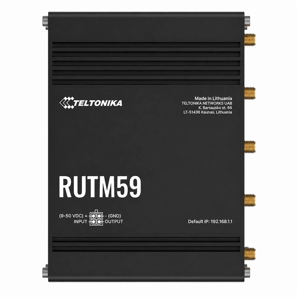 TELTONIKA daiktų interneto maršrutizatorius RUTM59 2 5G+ETH
