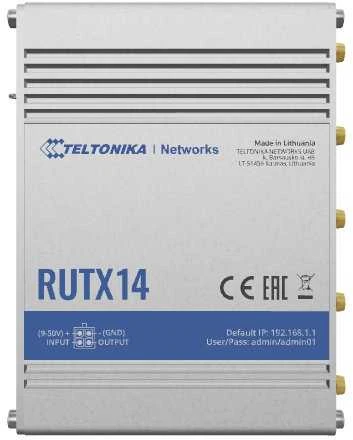 Šakotuvas TELTONIKA IOT ROUTER RUTX14 2XLTE(CAT12)+ETH+WIFI