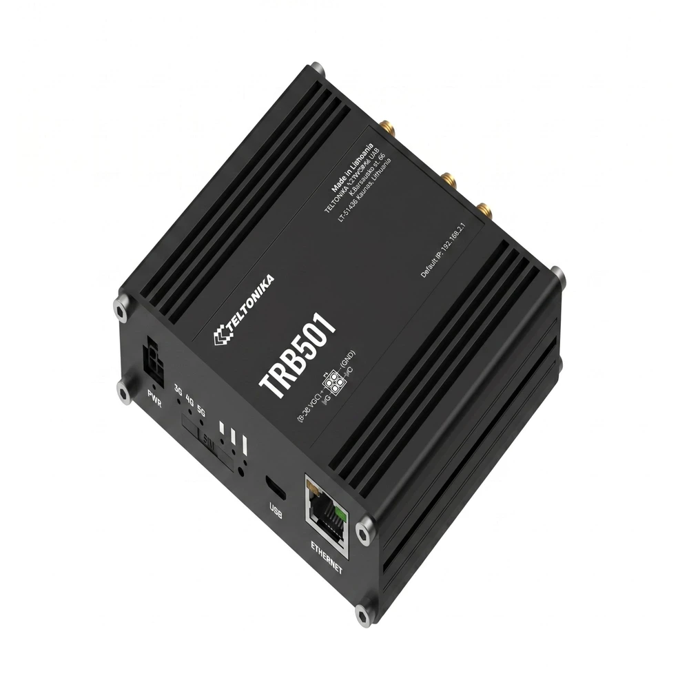 Maršrutizatorius Teltonika TRB501 INDUSTRIAL 5G GATEWAY, ESIM