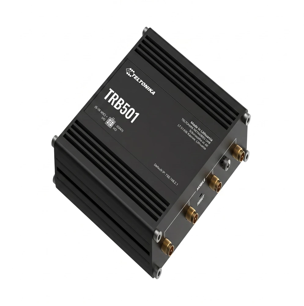 Maršrutizatorius Teltonika TRB501 INDUSTRIAL 5G GATEWAY, ESIM