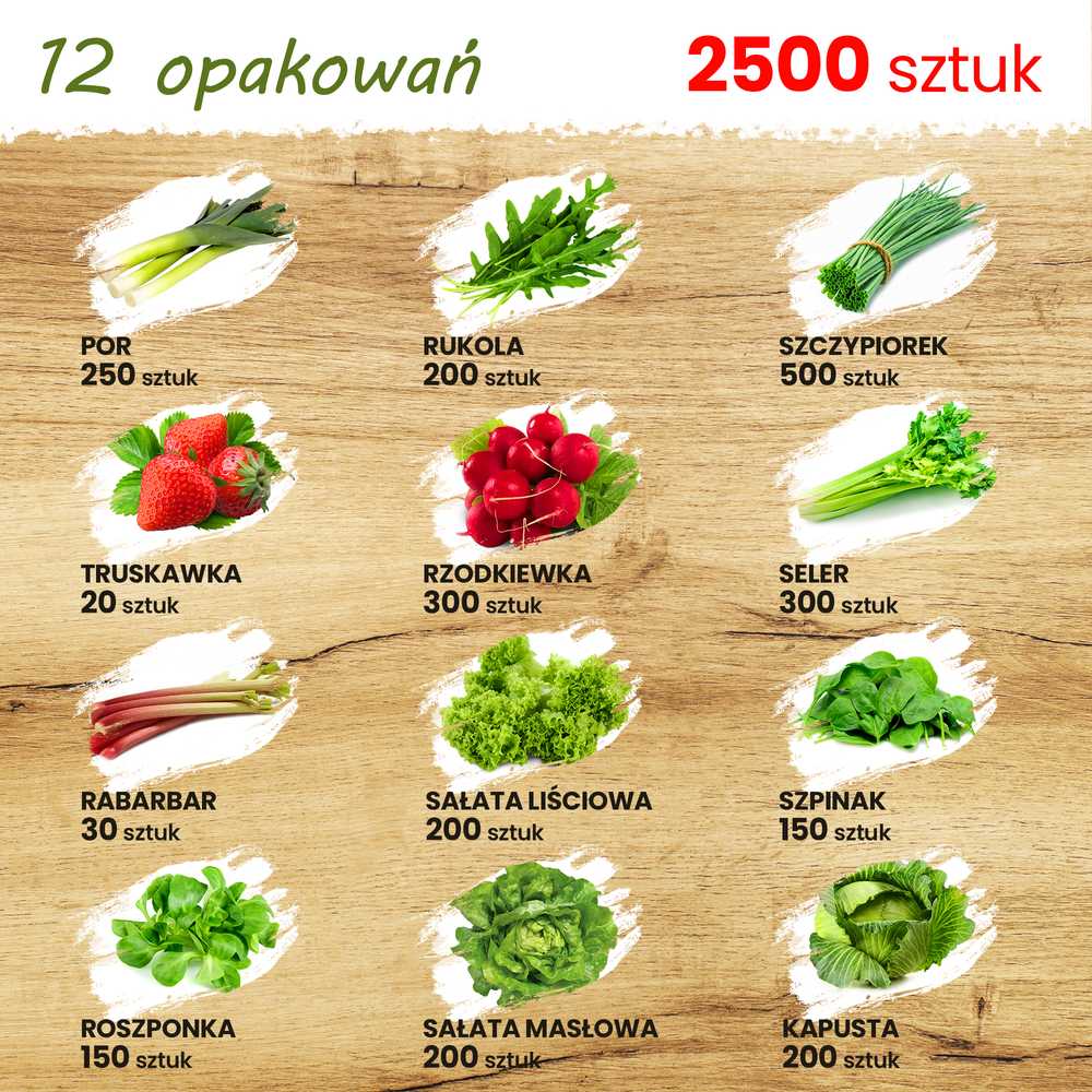 Toraf TORAF Rinkinys NASION SMAKI WIOSNY - 12 OPAKOWAŃ